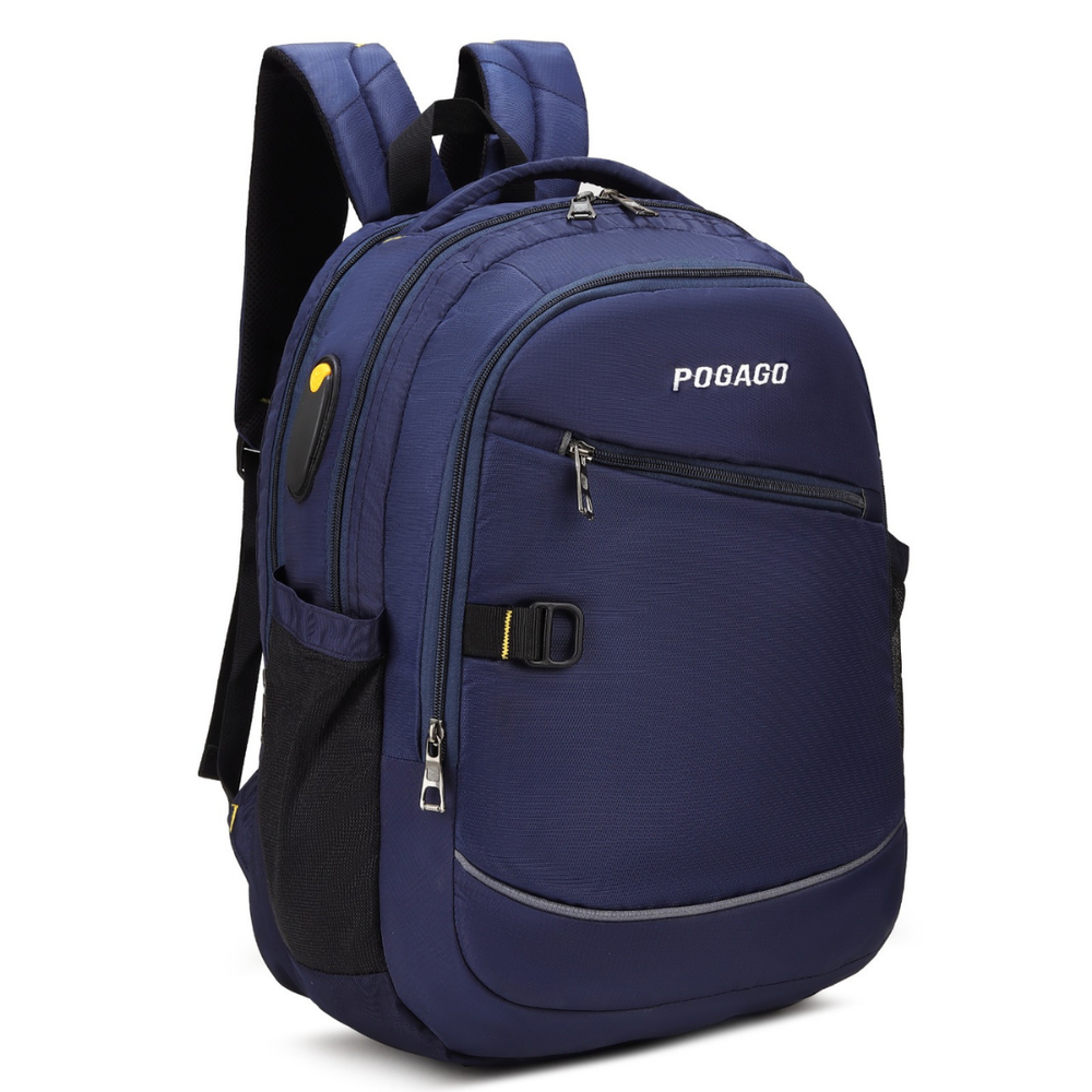 POGAGO 15.6" Laptop Backpack | Water-Resistant Travel, Office & College Backpack for Men & Women