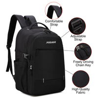 POGAGO Multi-Compartment Laptop Backpack | Water-Resistant Travel Backpack | College, Office & Business Backpack