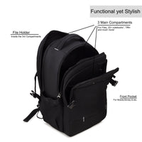 POGAGO Multi-Compartment Laptop Backpack | Water-Resistant Travel Backpack | College, Office & Business Backpack