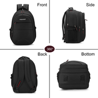 POGAGO 15.6 Inch Laptop Backpack for Men & Women |Travel Backpack | Office, College & School Bag with 3 Compartments