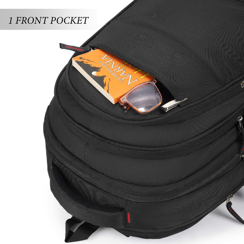 POGAGO 15.6 Inch Laptop Backpack for Men & Women |Travel Backpack | Office, College & School Bag with 3 Compartments