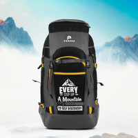 POGAGO 65L Waterproof Hiking Backpack 78cm – Large Capacity Travel Trekking Camping Rucksack with Adjustable Straps & Multiple Pockets