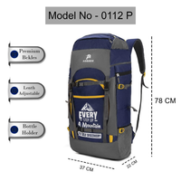 POGAGO 65L Waterproof Hiking Backpack 78cm – Large Capacity Travel Trekking Camping Rucksack with Adjustable Straps & Multiple Pockets
