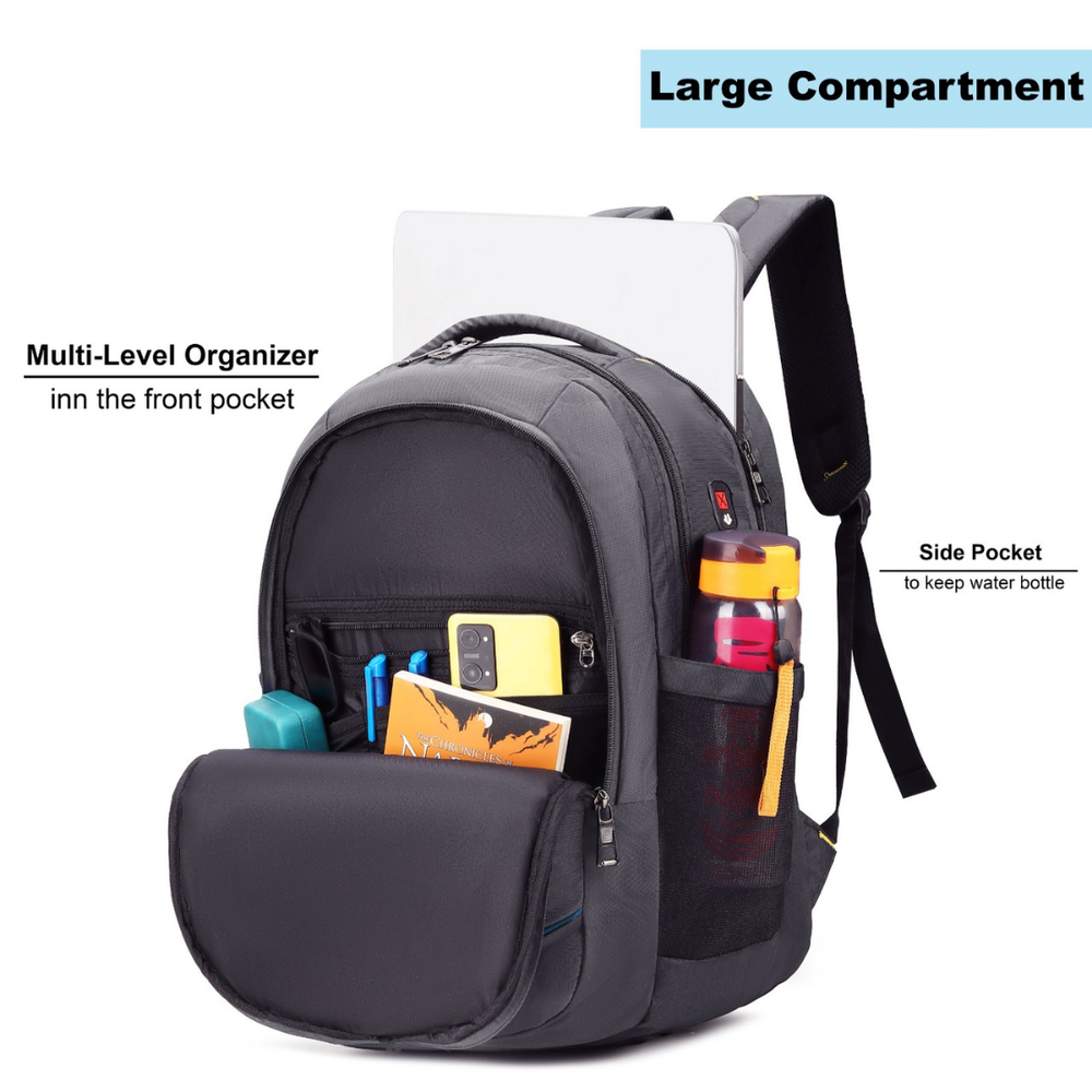 POGAGO 15.6" Laptop Backpack | Water-Resistant Travel, Office & College Backpack for Men & Women