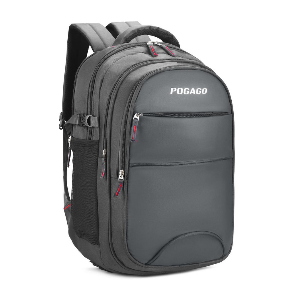 POGAGO Laptop Backpack 15.6 Inch for Men & Women | Black Travel Backpack | Office, College & School Bag