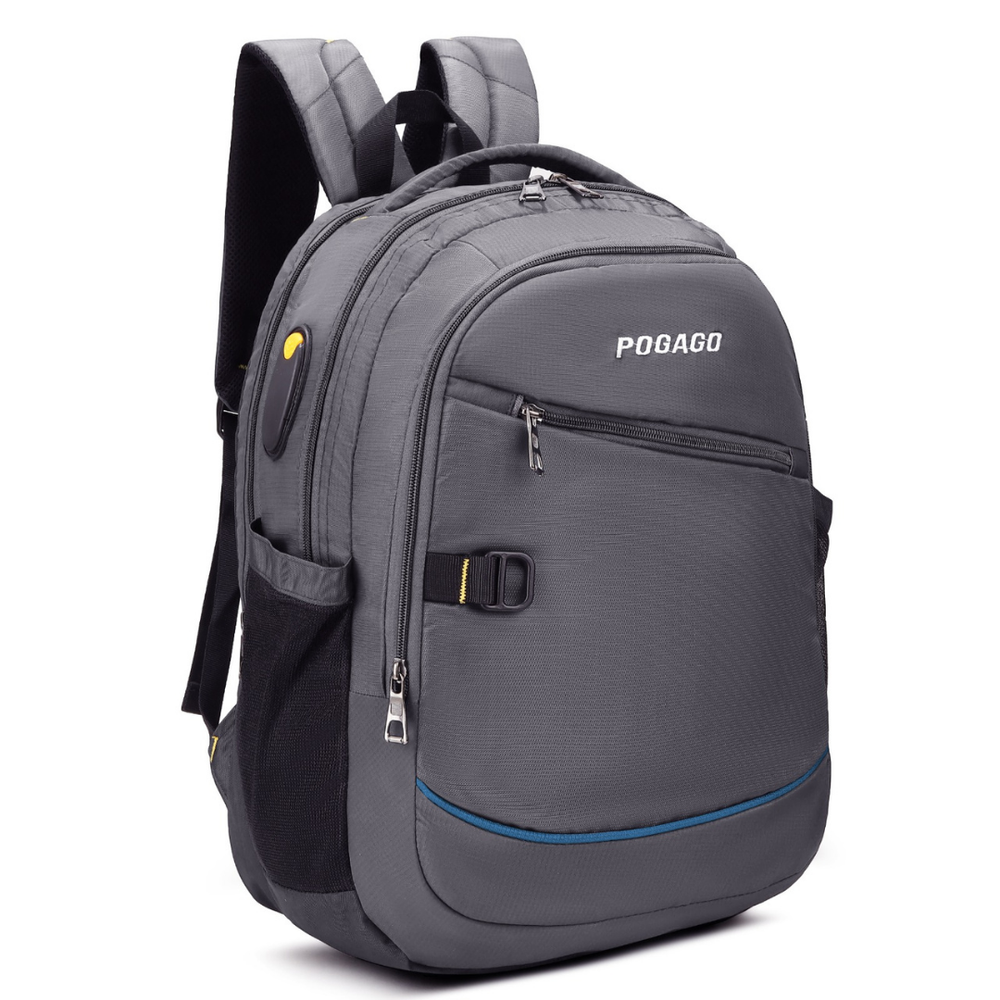 POGAGO 15.6" Laptop Backpack | Water-Resistant Travel, Office & College Backpack for Men & Women