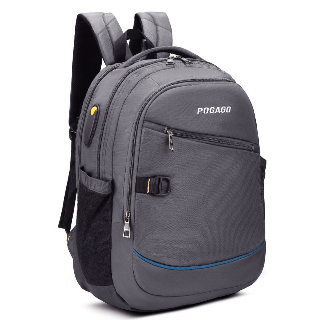 POGAGO 15.6" Laptop Backpack | Water-Resistant Travel, Office & College Backpack for Men & Women