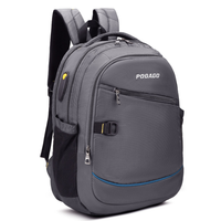 POGAGO 15.6" Laptop Backpack | Water-Resistant Travel, Office & College Backpack for Men & Women
