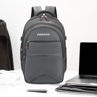 POGAGO Laptop Backpack 15.6 Inch for Men & Women | Black Travel Backpack | Office, College & School Bag