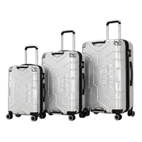 POGAGO Premium Double Handle 3-Piece Hard Shell Luggage Set – Unbreakable Travel Suitcases