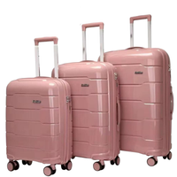 POGAGO Premium PP Hard Shell Luggage Set 20" 24" 28" | Lightweight Spinner Suitcase | 360° Wheels