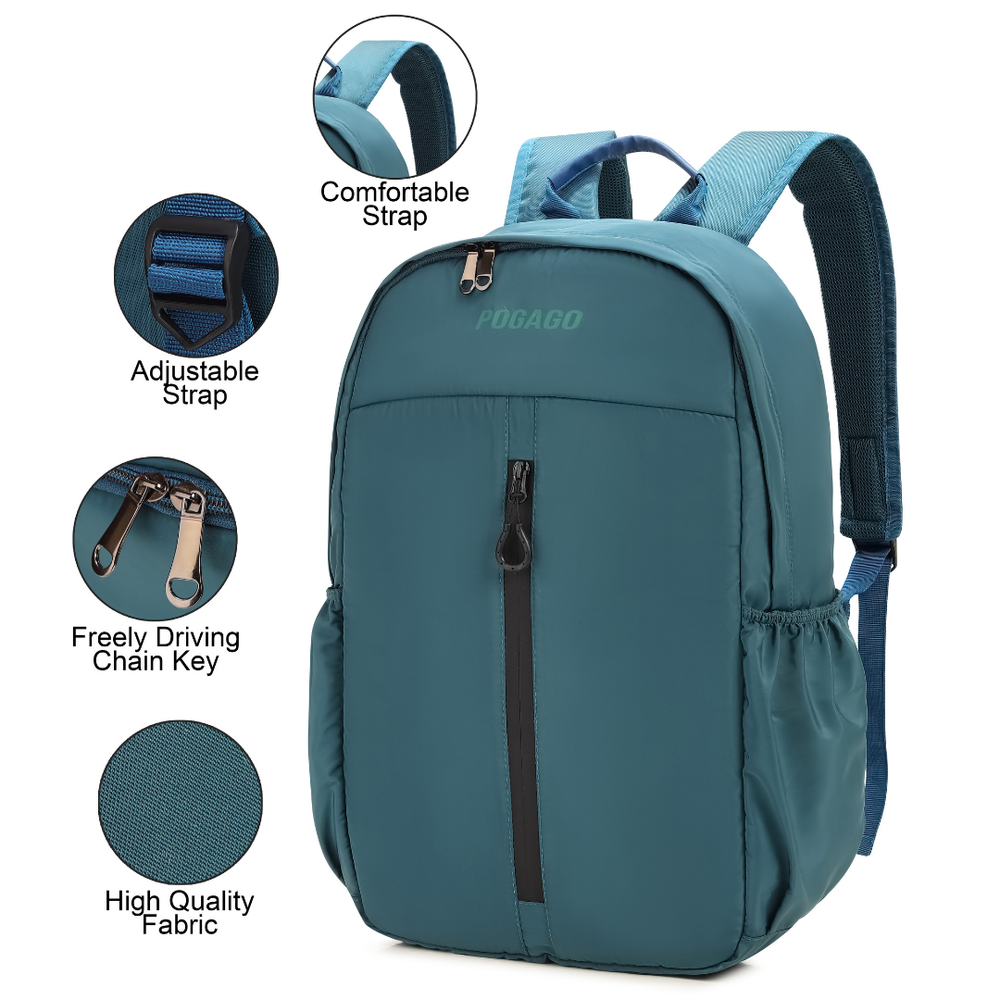 POGAGO Lightweight Travel Backpack | Water-Resistant Laptop Backpack | Unisex Office & School Bag