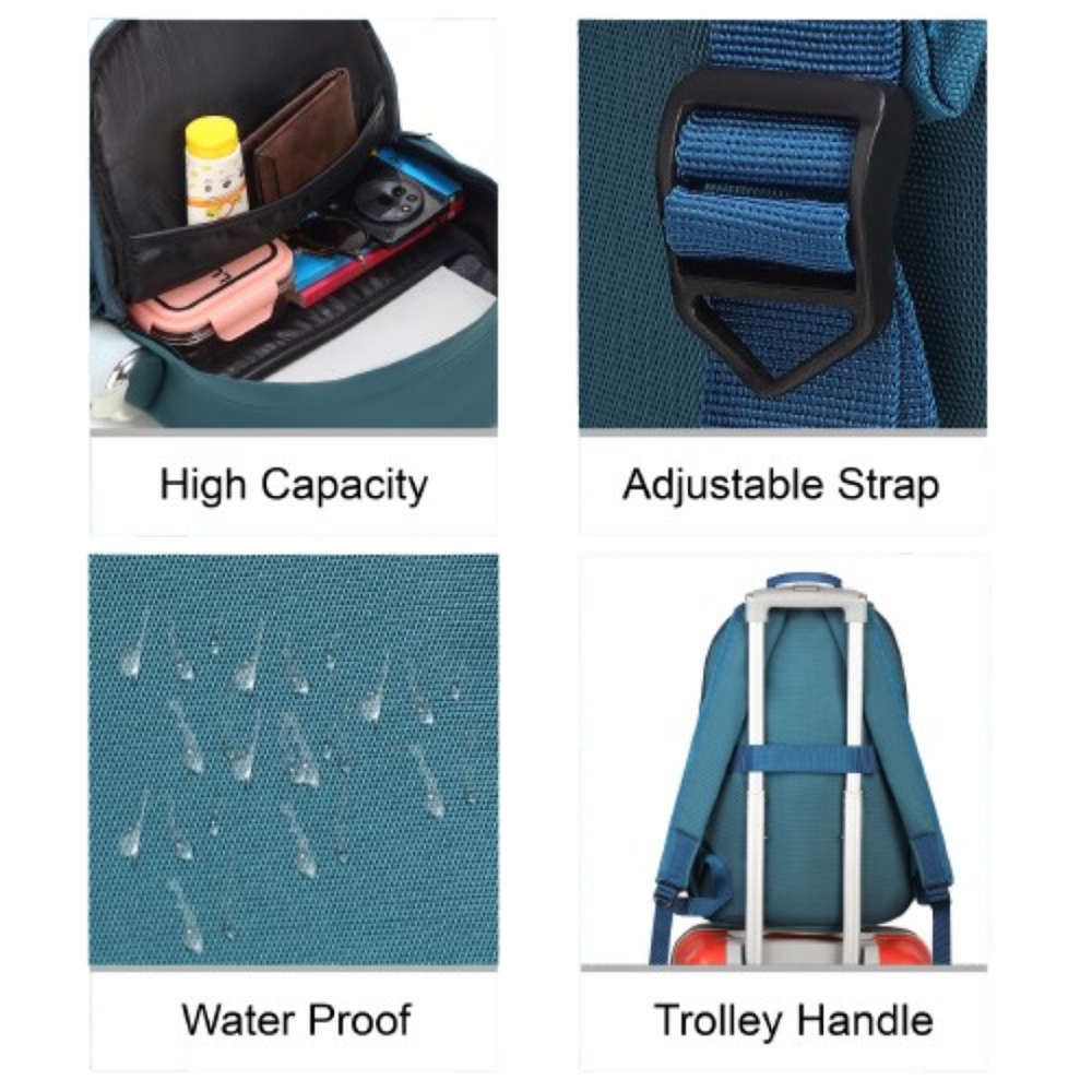 POGAGO Lightweight Travel Backpack | Water-Resistant Laptop Backpack | Unisex Office & School Bag