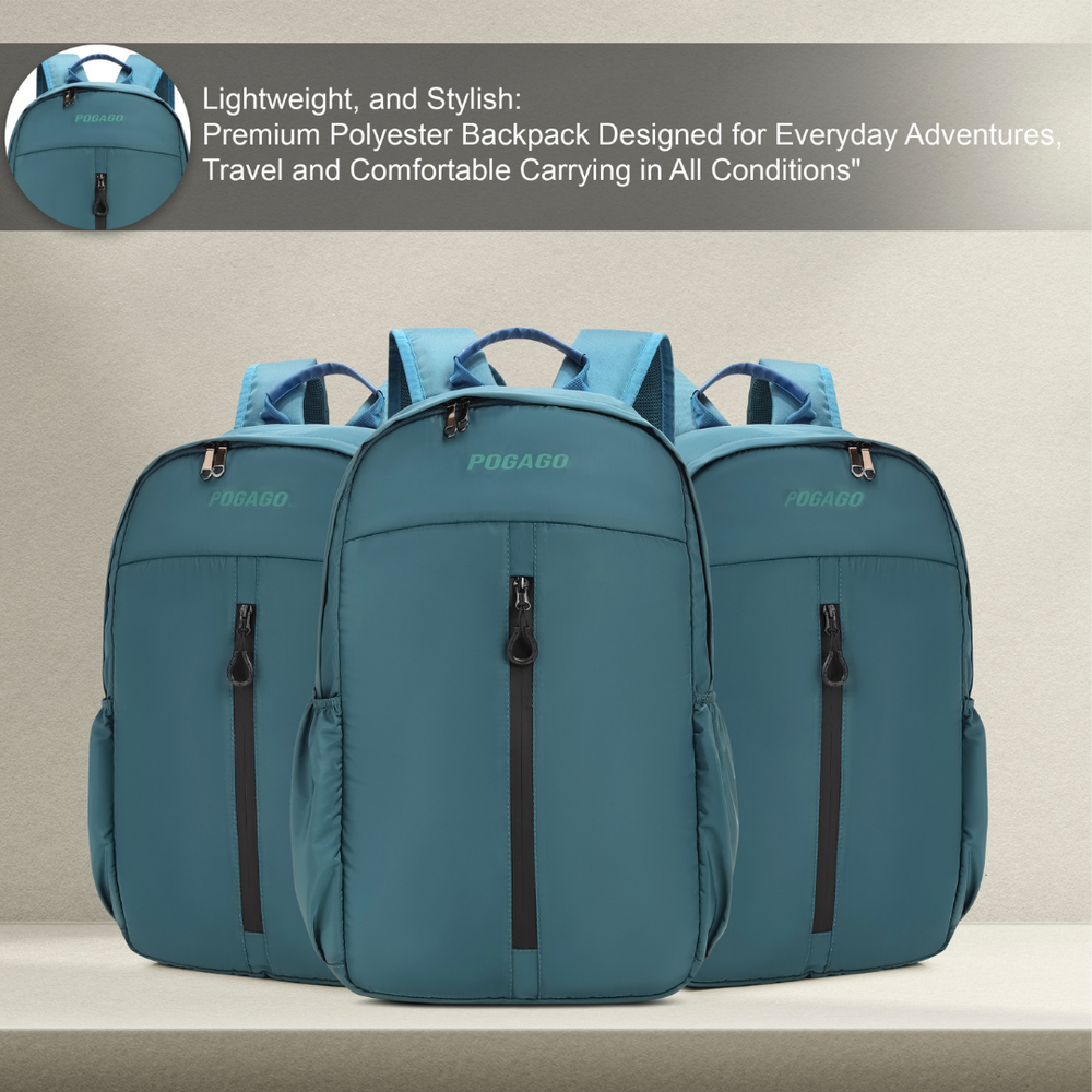 POGAGO Lightweight Travel Backpack | Water-Resistant Laptop Backpack | Unisex Office & School Bag