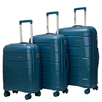 POGAGO Premium PP Hard Shell Luggage Set 20" 24" 28" | Lightweight Spinner Suitcase | 360° Wheels