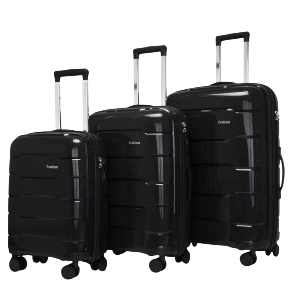 POGAGO Premium PP Hard Shell Luggage Set 20" 24" 28" | Lightweight Spinner Suitcase | 360° Wheels