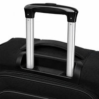 POGAGO Soft Shell 3Pcs Set (20/24/28 Inch) Luggage, Ultra Lightweight, Expandable, 4 Smooth Wheels with Combination Locks Suitcase (Brown)