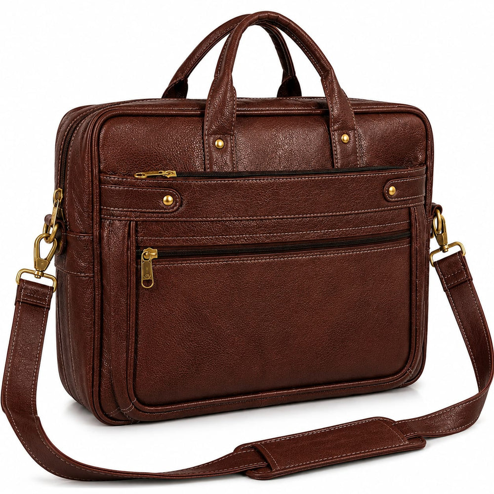 POGAGO Professional Laptop, Document & Work Bag for Office, Business & Travel