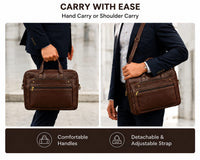POGAGO Professional Laptop, Document & Work Bag for Office, Business & Travel