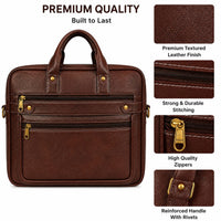 POGAGO Professional Laptop, Document & Work Bag for Office, Business & Travel