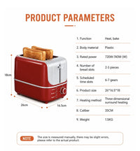 POGAGO 2 Slice Toaster | 5-Level Electric Bread Toaster