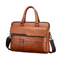 PU leather laptop bag, PU leather briefcase, men's laptop briefcase, men's business bag, laptop business bag, professional laptop bag, men's work bag, office laptop bag