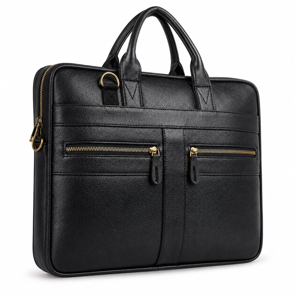 POGAGO PU Leather Laptop Bag for Men | Business Briefcase