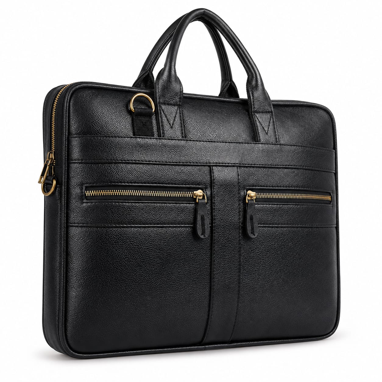POGAGO PU Leather Laptop Bag for Men | Business Briefcase
