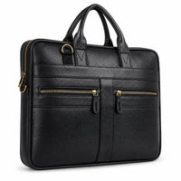 POGAGO PU Leather Laptop Bag for Men | Business Briefcase