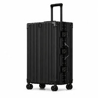 28 Inch Aluminium Frame Trolley Suitcase – 30–35 KG Capacity | Premium Hard Shell Luggage