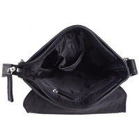 POGAGO Pure Cow Leather Messenger Bag for Men – Stylish Crossbody Shoulder Bag