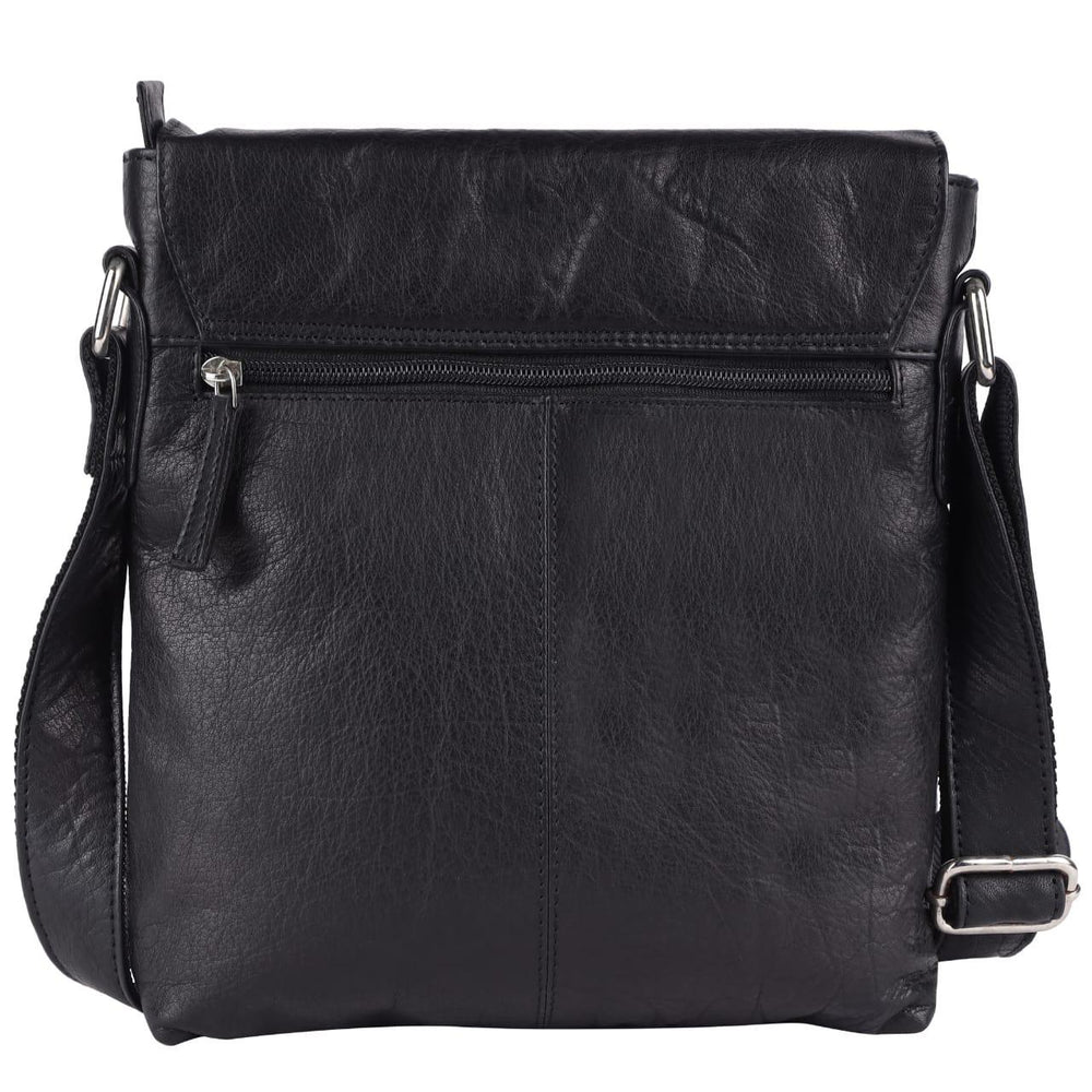 POGAGO Pure Cow Leather Messenger Bag for Men – Stylish Crossbody Shoulder Bag