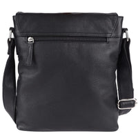 POGAGO Genuine Cow Leather Messenger Bag for Men – Premium Leather Crossbody Side Bag with Adjustable Shoulder Strap