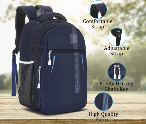 Pogago Water-Resistant Backpack – Business, Travel, and Casual Backpack for Men & Women, Compatible with 15-17 Inch Laptops