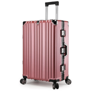 24 Inch Aluminium Frame Polycarbonate (PC) Unbreakable Luggage | 20–25 KG Capacity Stylish Hard Trolley Bag