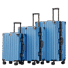 Premium Aluminum Hard Shell Luggage | Zipperless Suitcase Set with TSA Lock | Silent 360° Spinner Wheels | 3 Piece Set 20" 24" 28" Inches