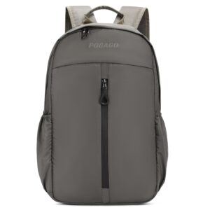 [Model-0117] Pogago Large Capacity Bag & Travel Backpack for Women & Men | Waterproof Casual Student School Bag with Laptop Compartment | Multifunctional Rucksack for College, Office & Travel