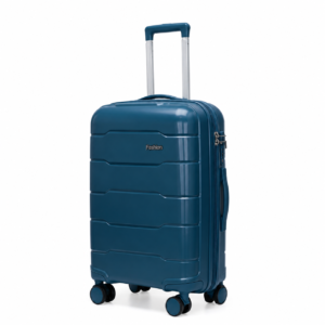 [Model-0044] POGAGO 24 Inch / 20kg Medium Suitcase for Travel – Lightweight PP Unbreakable Hard Shell Luggage with 360° Spinner Wheels, Combination Lock & Aluminium Telescopic Handle